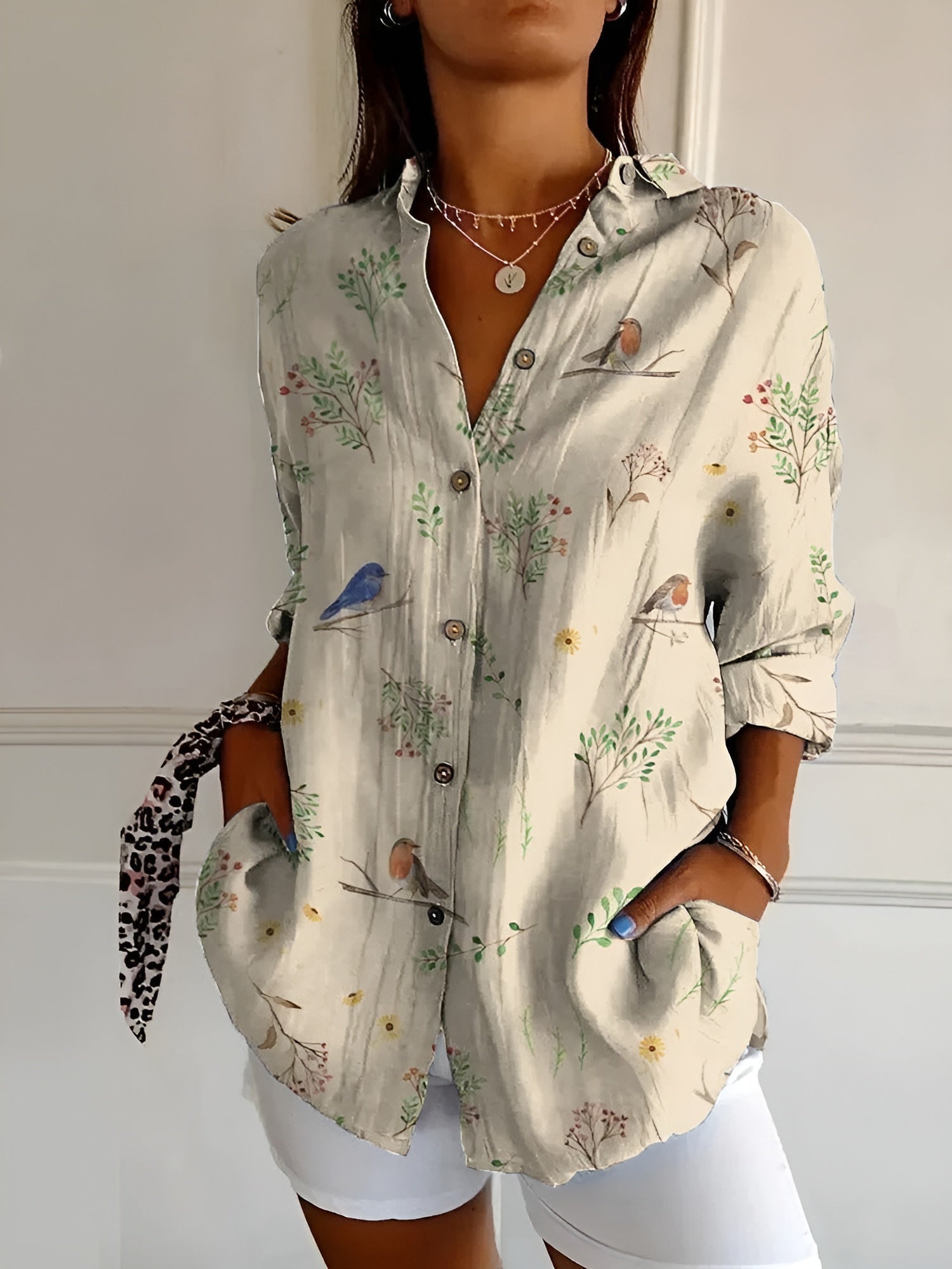 Blusa Floral de Algodón™