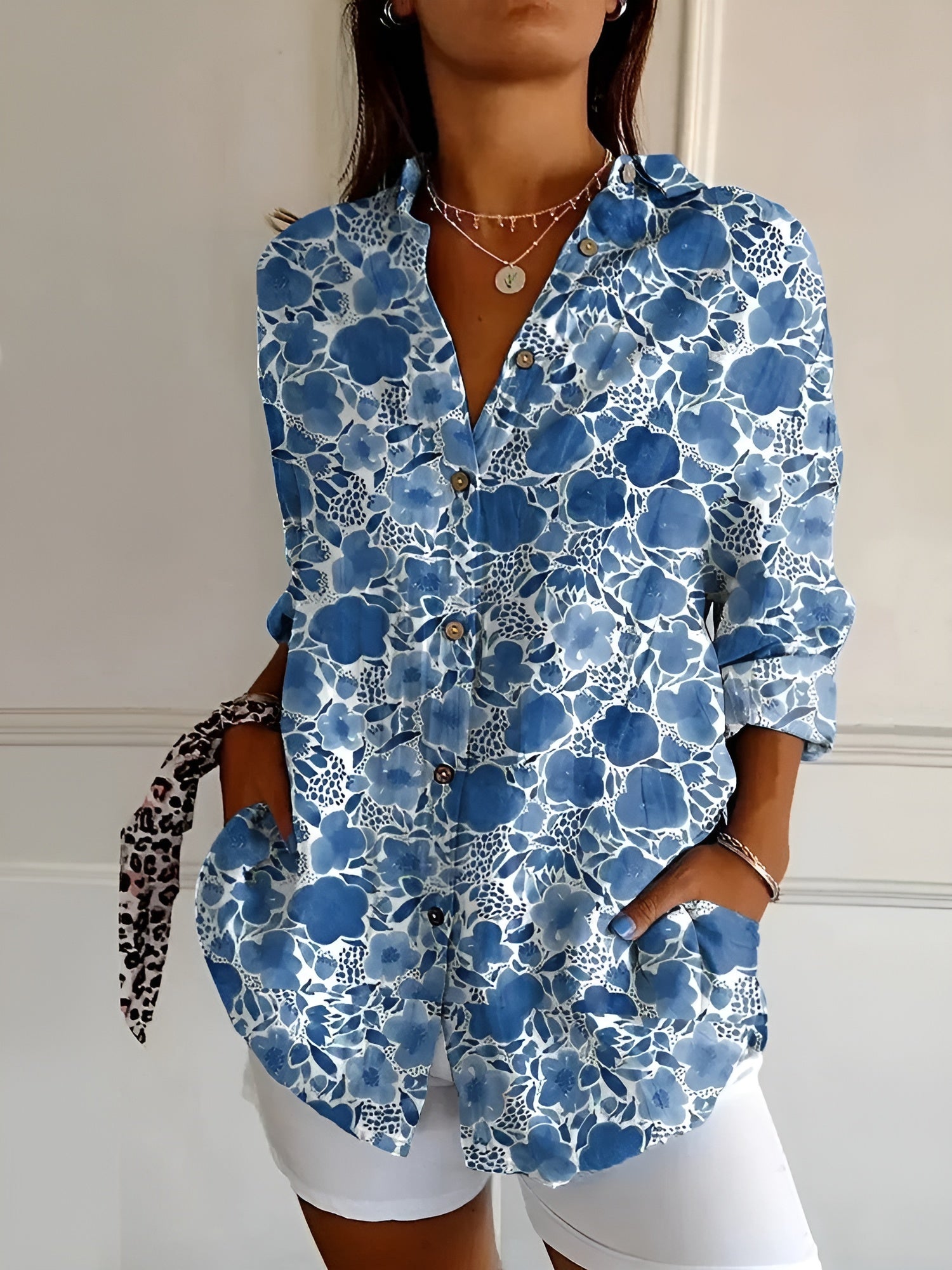Blusa Floral de Algodón™