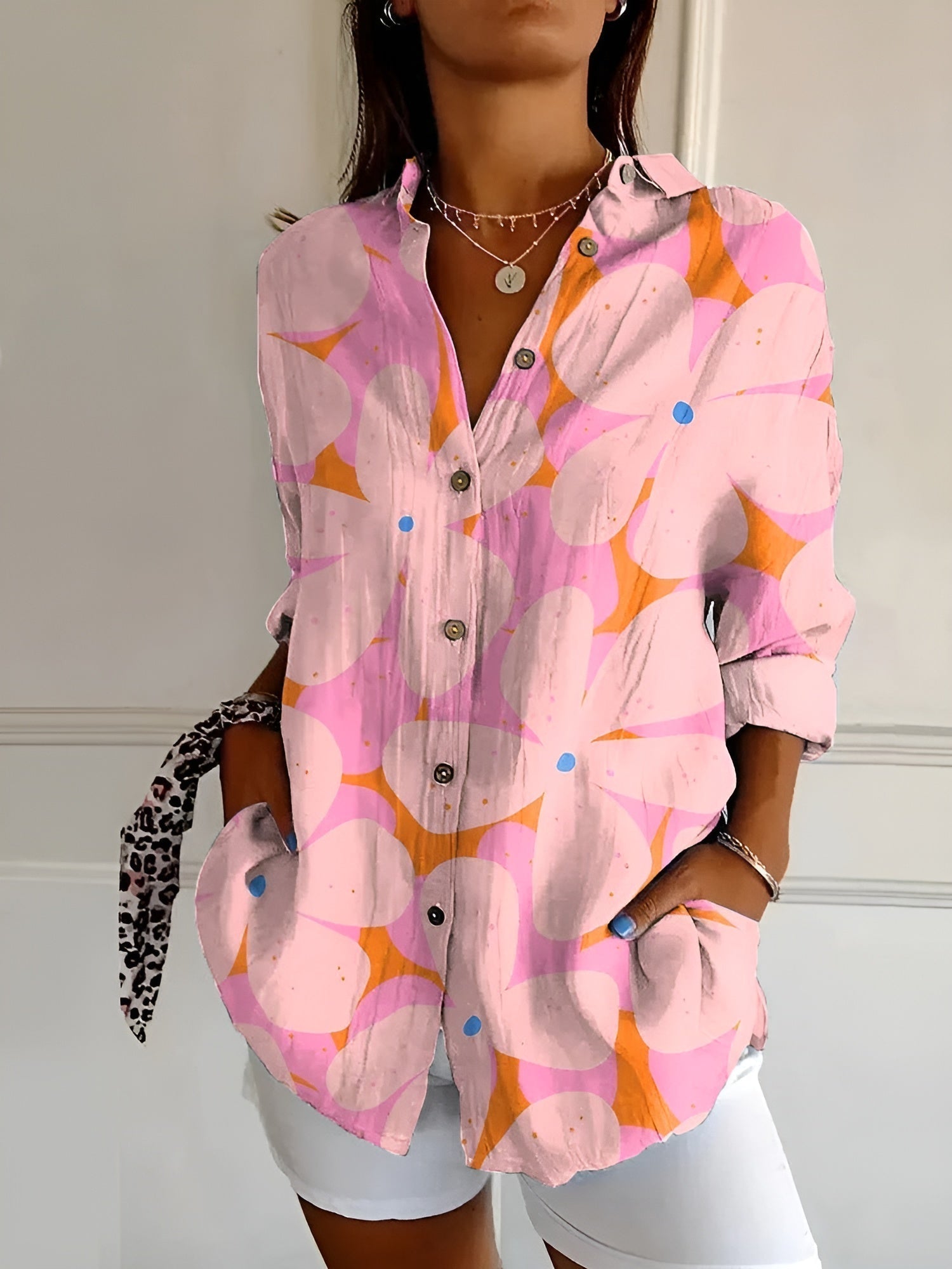 Blusa Floral de Algodón™