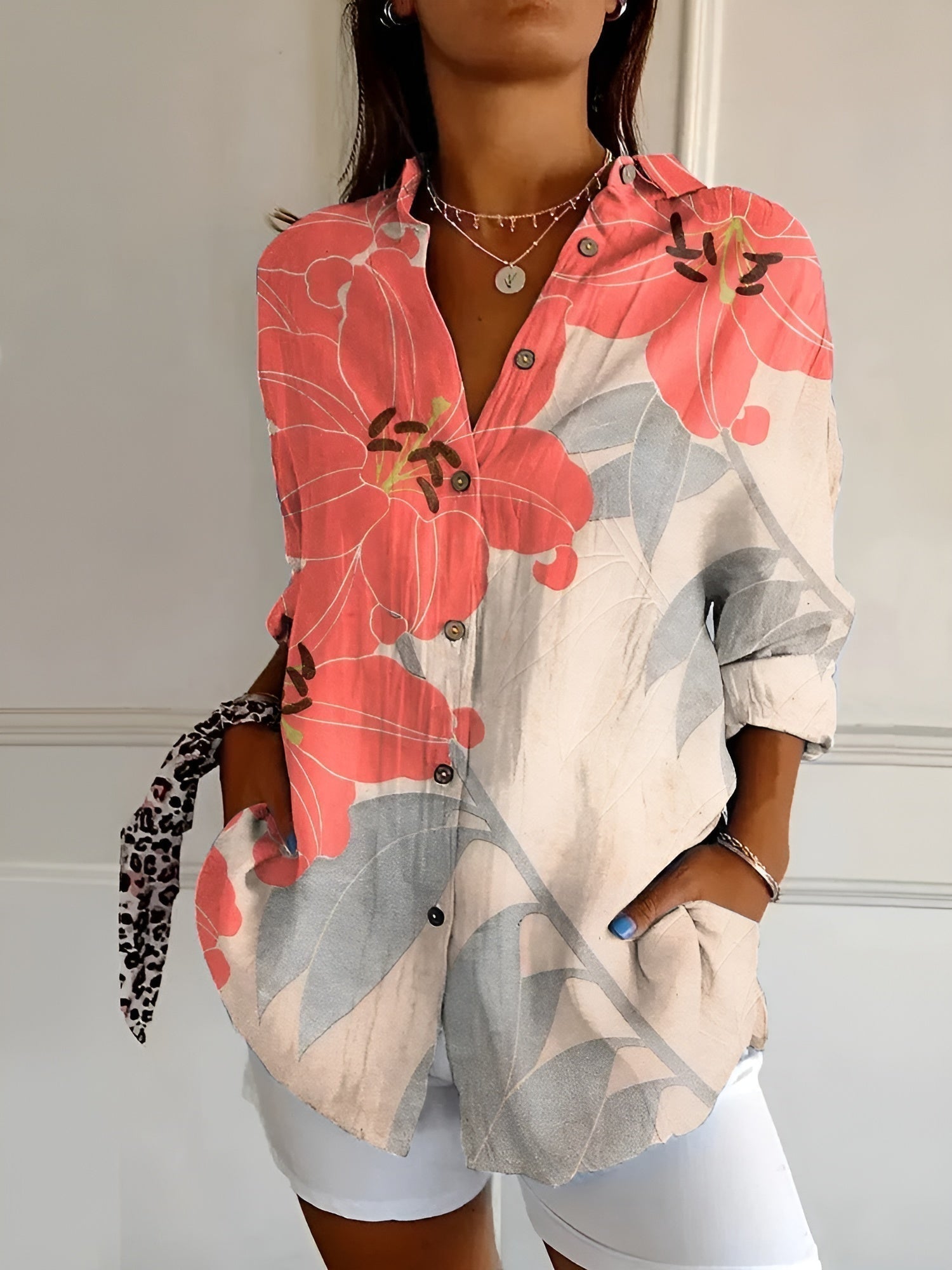 Blusa Floral de Algodón™