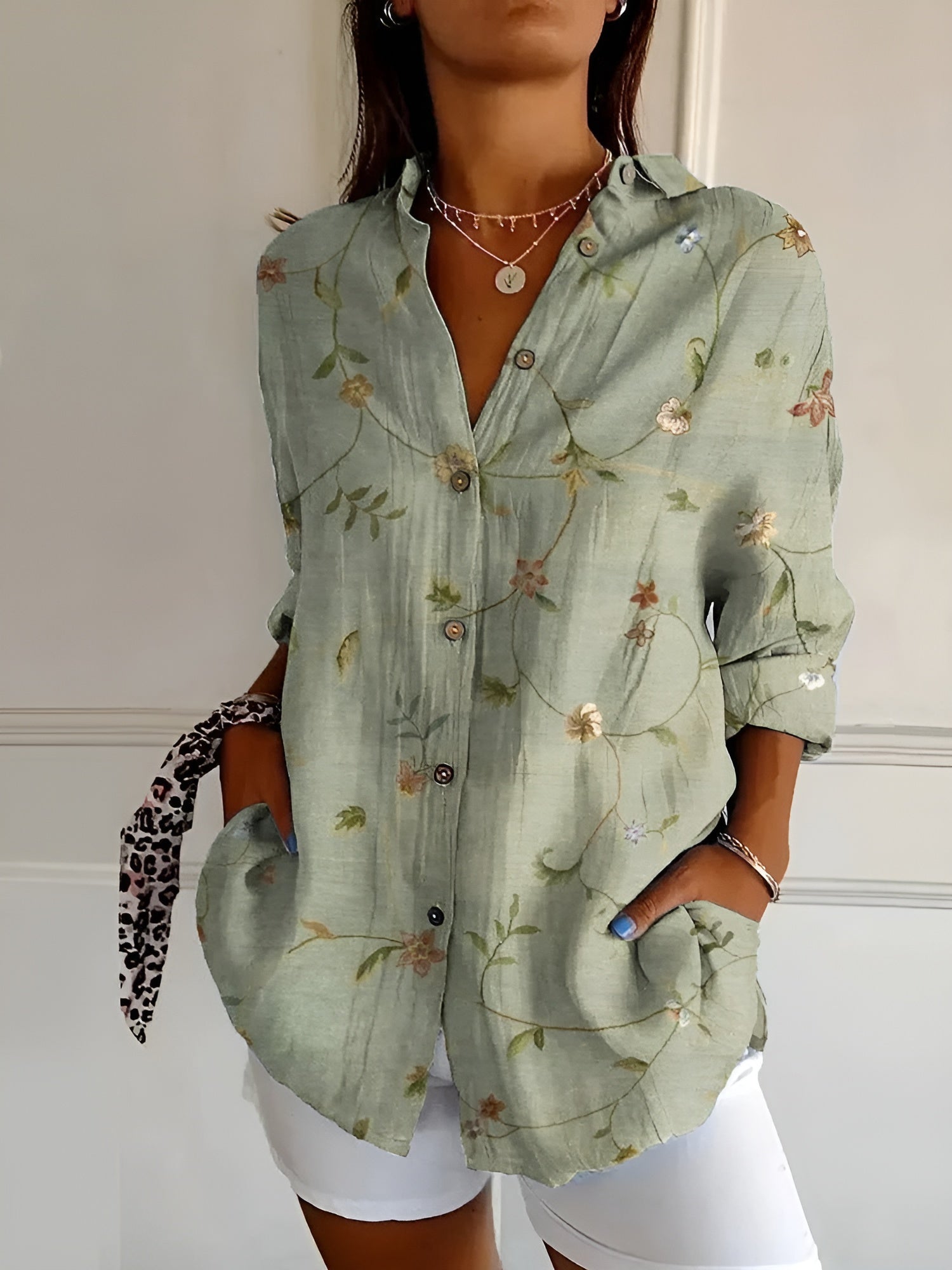 Blusa Floral de Algodón™