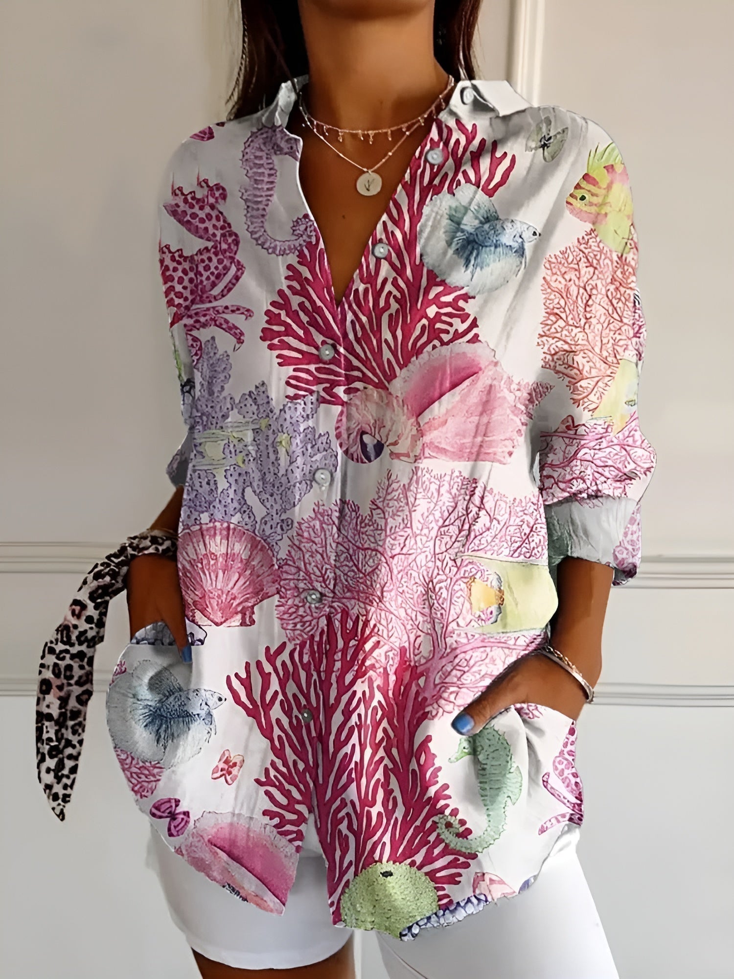 Blusa Floral de Algodón™