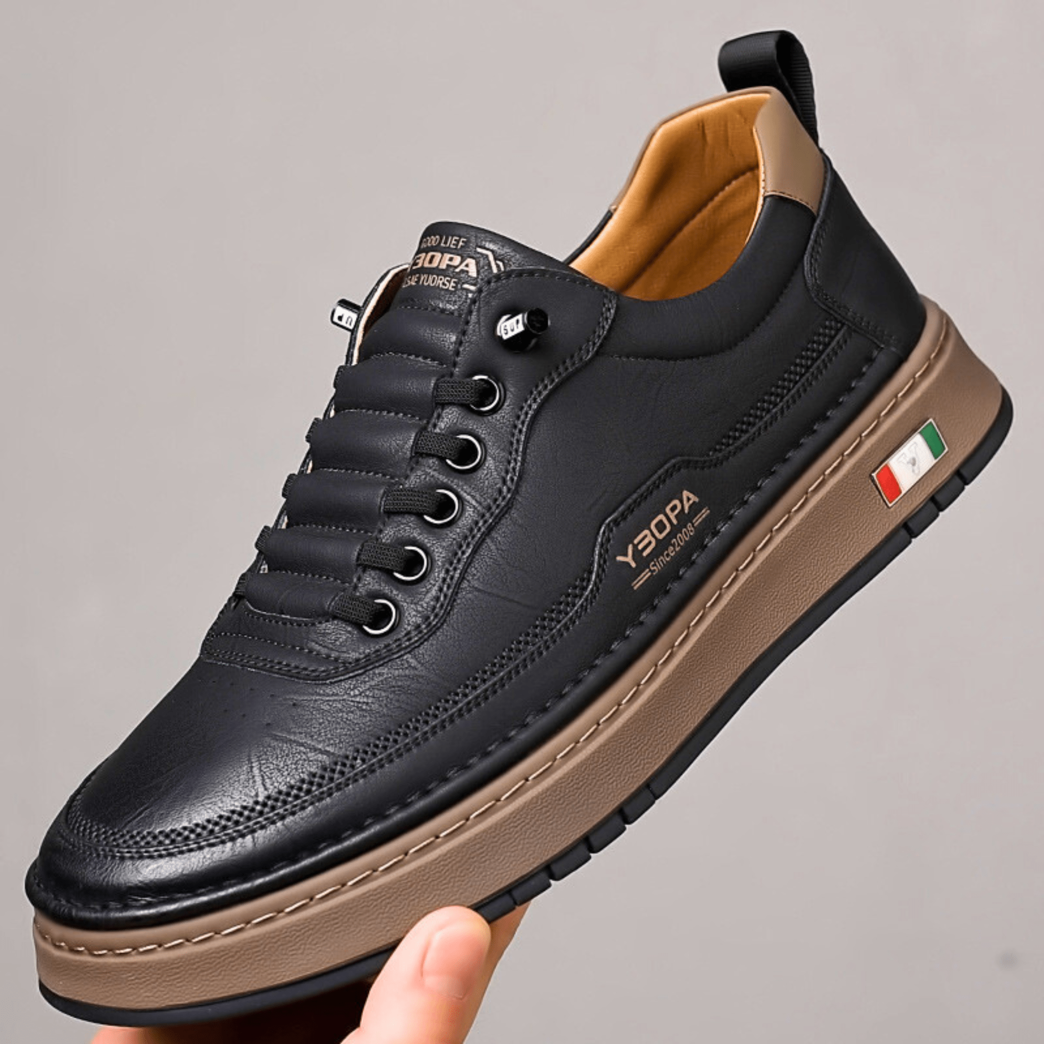Bellano™ | Zapatillas de Cuero Clásicas